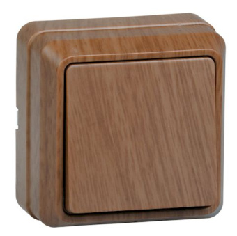 ВС20-1-0-ОД Выключатель 1кл 10А откр.уст. ОКТАВА (дуб) (упак.432/36)