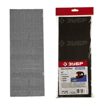 Сетка шлифовальная 280*115 мм P60 5 штук водостойкая ЗУБР