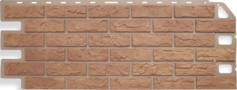 Фасадная панель Кирпич бежевый 1,14*0,48м