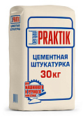 Цементная фасадная штукатурка Bergauf Practik (МШ), 30 кг Цементная фасадная штукатурка Bergauf Practik (МШ), 30 кг