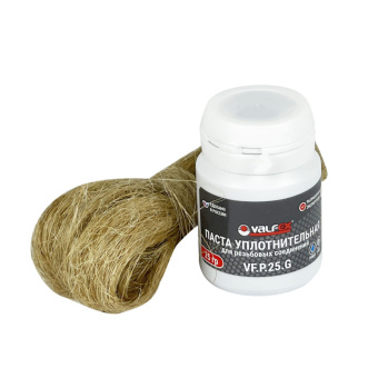 Комплект монтажный паста 25гр + лен 7 гр Valfex