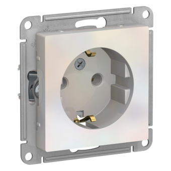 Механизм Розетки з/к 16А жемчуг ATLASDESIGN