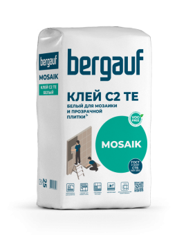 Клей белый для мозайки и прозрачной плитки Keramik Mosaik, 25 кг