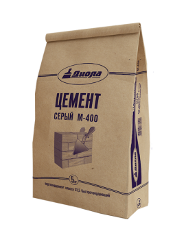 Цемент серый М-400, 5 кг