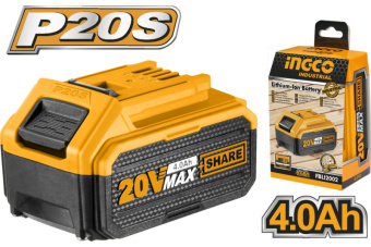 Аккумуляторная батарея INGCO INDUSTRIAL FBLI2002 Li-ion 4.0 Ач Аккумуляторная батарея INGCO INDUSTRIAL FBLI2002 Li-ion 4.0 Ач