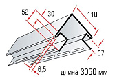 Угол наружный фисташковый T-12 3000мм (КАНАДА + Престиж) (10шт)