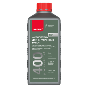 Деревозащитный состав для наружных работ NEOMID 400 1 кг