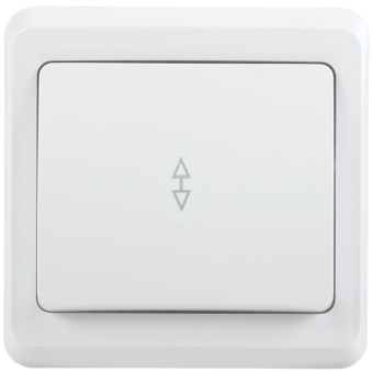 ВСп10-1-0-ВБ Выключатель 1 кл. проход. 10А ВЕГА белый IEK