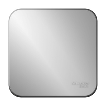 Выключатель ОП 1-кл. 10А, 250B, изолир. пластина, алюминий BLANCA