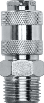 Переходник соединение быстросъемный МАМА*наружная резьба 1/2" сталь KRAFTOOL 06594-1/2