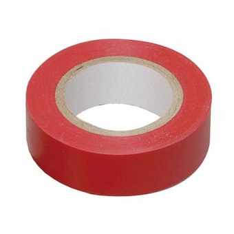 Изолента 0,13х15 мм красная 20 метров ИЭК (упак.200/200)