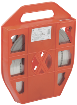 Лента бандажная эконом ЛМ-50 IEK ширина 20мм, длина в рулоне 50м, нержав.сталь