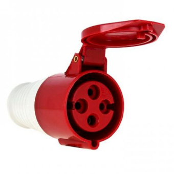 Розетка переносная 224 3Р+РЕ 32А 380В IP44 ИЭК (упак.60/10)