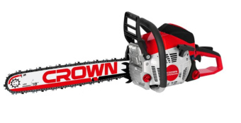 Бензопила CROWN CT20201-18 3000Вт/4.0л.с., 45см/18", EasyStart