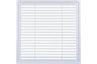 Решетка не разъемная наклонные жалюзи с москитной сеткой 300*300