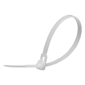 Хомут 5х250 мм нейлон белый (100 шт) NYCT47-250 ФЕРОН кор.125