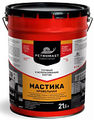 Мастика резинобитумная PETROMAST, 21,5л 