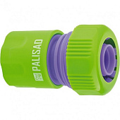 Соединитель пластмас быстросъем  для шланга 3/4 PALISAD 66160