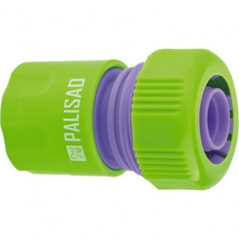 Соединитель пластмас быстросъем  для шланга 3/4 PALISAD 66160