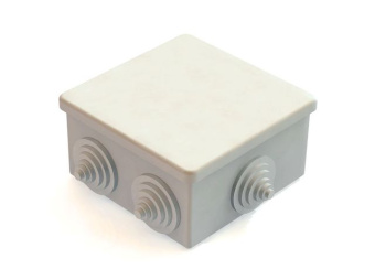 Коробка распаячная нар.монт. 85х85х40 серая IP44 (упак.60) GE41235