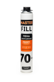 Пена монтажная проф MasterFILL 70+ PROFF 850мл всесезонная -10°С  70л
