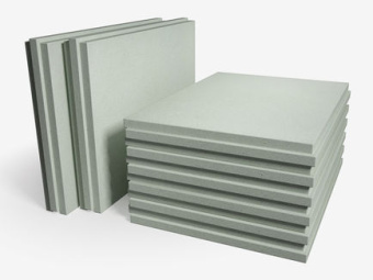 Плита гипсовая пазогребневая влагостойкая Кнауф 667x500x80 мм