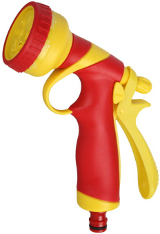 Пистолет-распылитель GRINDA T-8C пластиковый с TPR 8-и режимный курок сзади