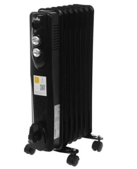 Радиатор масляный Ballu Classic black BOH/CL-07BRN 1500 7 секций 1500 Вт