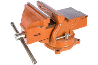 Тиски слесарные 150 мм поворотные с наковальней SPARTA 186275