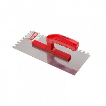 Гладилка кельма зубчатая 280*130 мм зуб 10*10 мм MATRIX 86783