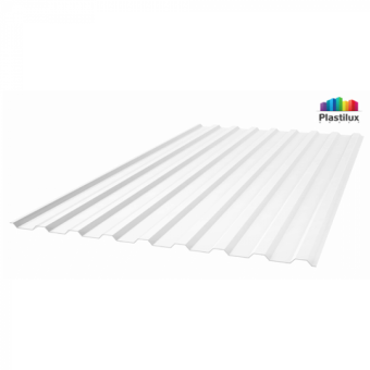 Поликарбонат профилированный МП-20 0,8мм 1150*2000мм Standard прозрачный