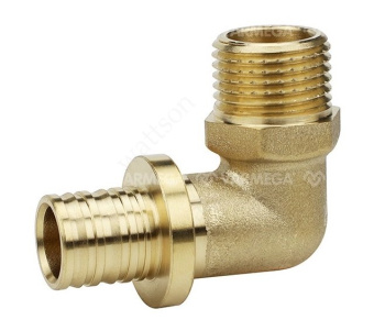 Угол аксиальный 25*3/4 НР "Varmega" Латунь