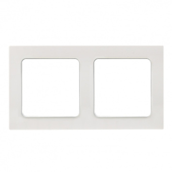 Стокгольм Рамка 2-местная белая EKF PROxima Стокгольм Рамка 2-местная белая EKF PROxima