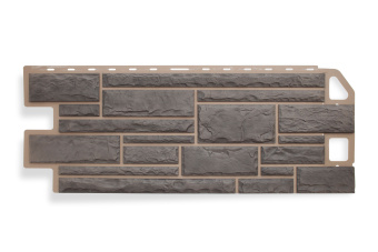 Фасадная панель Камень серый 1,14*0,48м