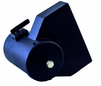 Переходник с шибером 90 гр. ф150 (прямоуг/круг) Сибирь-10/15/20кВт,Гефест 15/20кВт,Магнум 15кВт