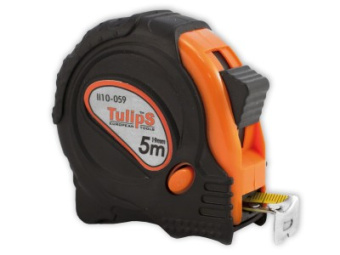 Рулетка 5 м*19 мм  фиксатора Tulips ll10-059