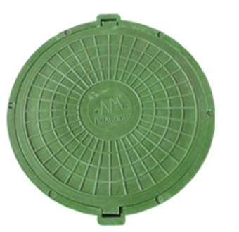 Люк канализационный полимерный  70 кН (7 т.) зеленый Люк канализационный полимерный  70 кН (7 т.) зеленый