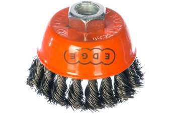 Щетка для УШМ 75 мм М14 витая проволока EDGE by PATRIOT 813010006